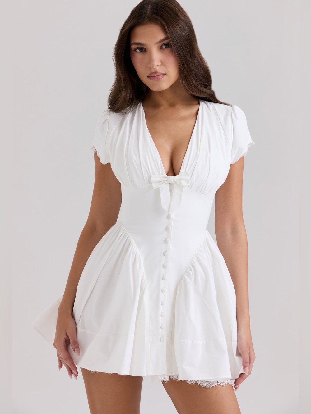 House of CB White Mini Dress